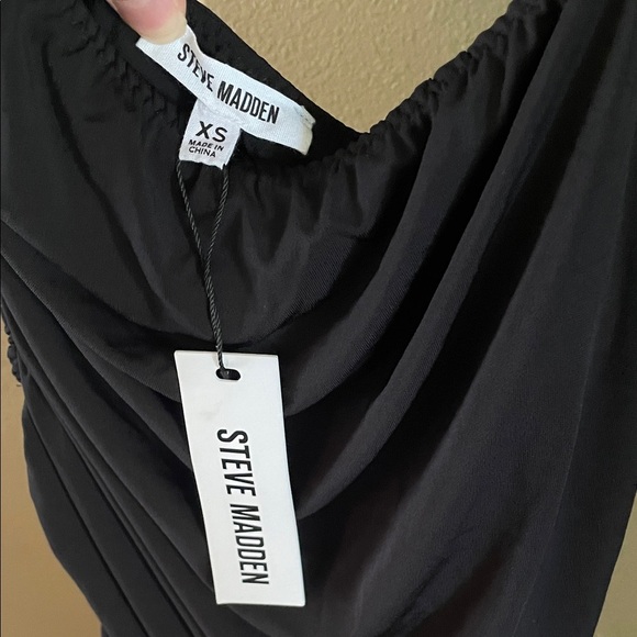 Steve Madden Chic Black One-Shoulder Dress - Picture 5 of 8